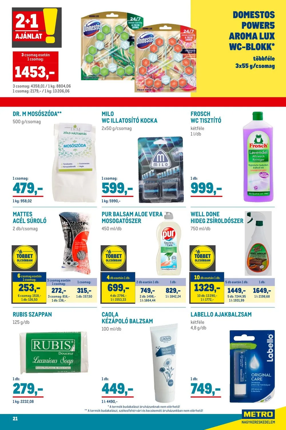 Metro akciós újság Élelmiszer 02.01–02.29 – 21. oldal
