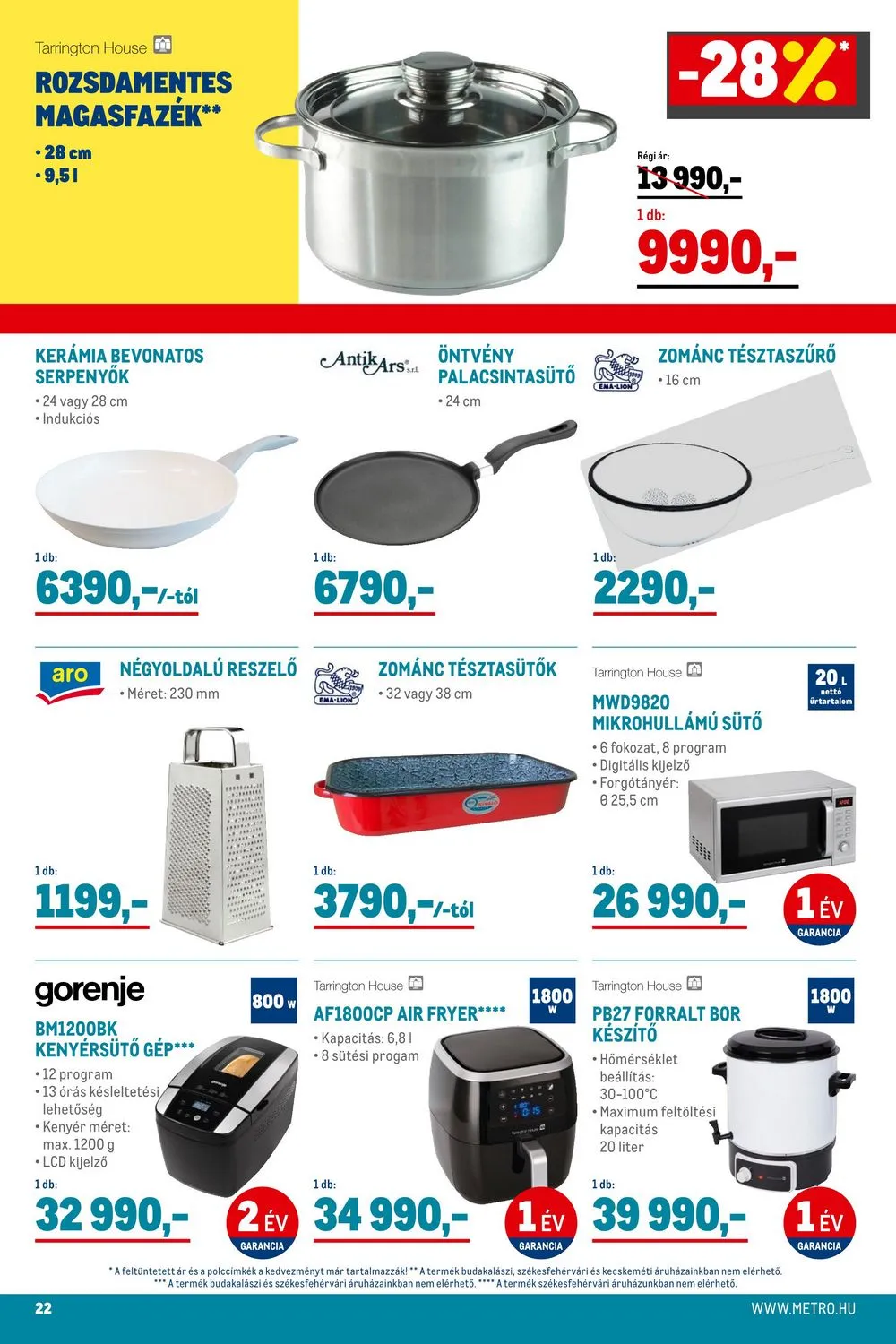 Metro akciós újság Élelmiszer 02.01–02.29 – 22. oldal