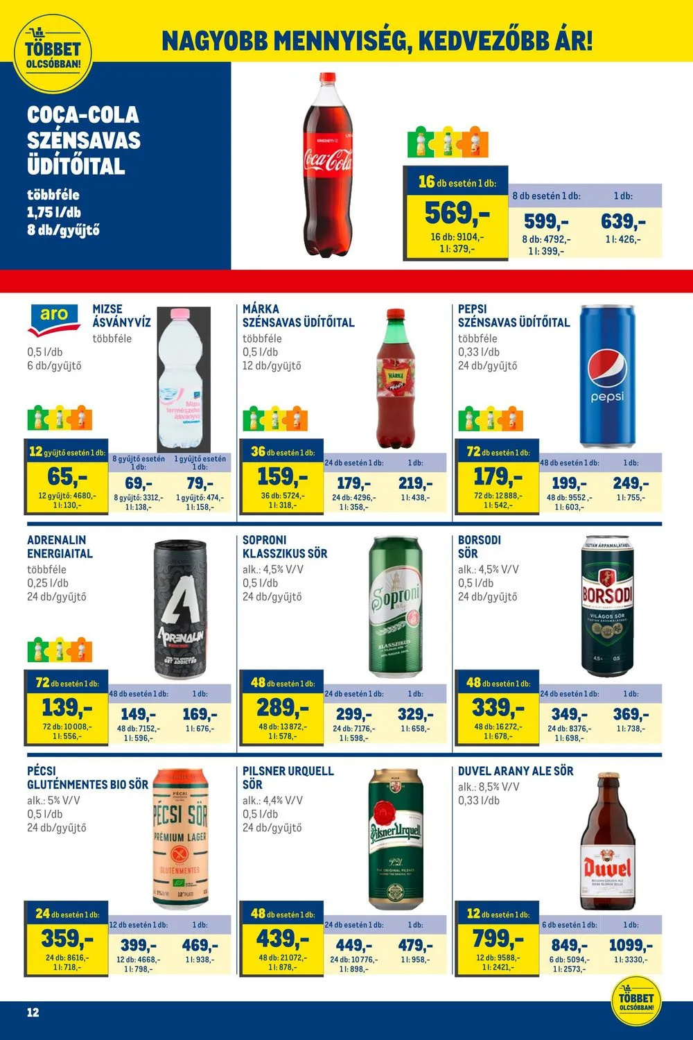Metro akciós újság Élelmiszer 05.02–05.31 – 12. oldal