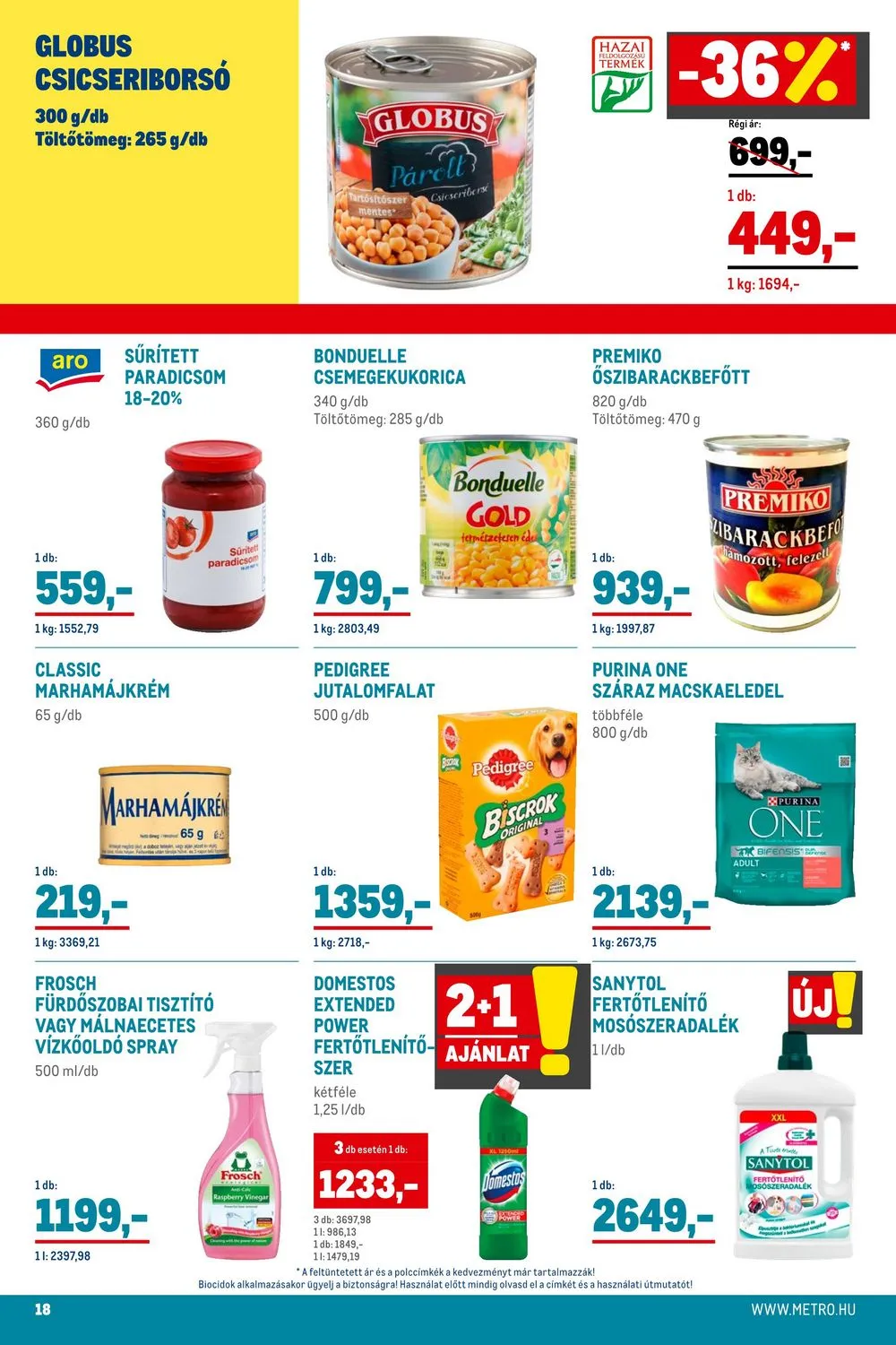 Metro akciós újság Élelmiszer 05.02–05.31 – 18. oldal