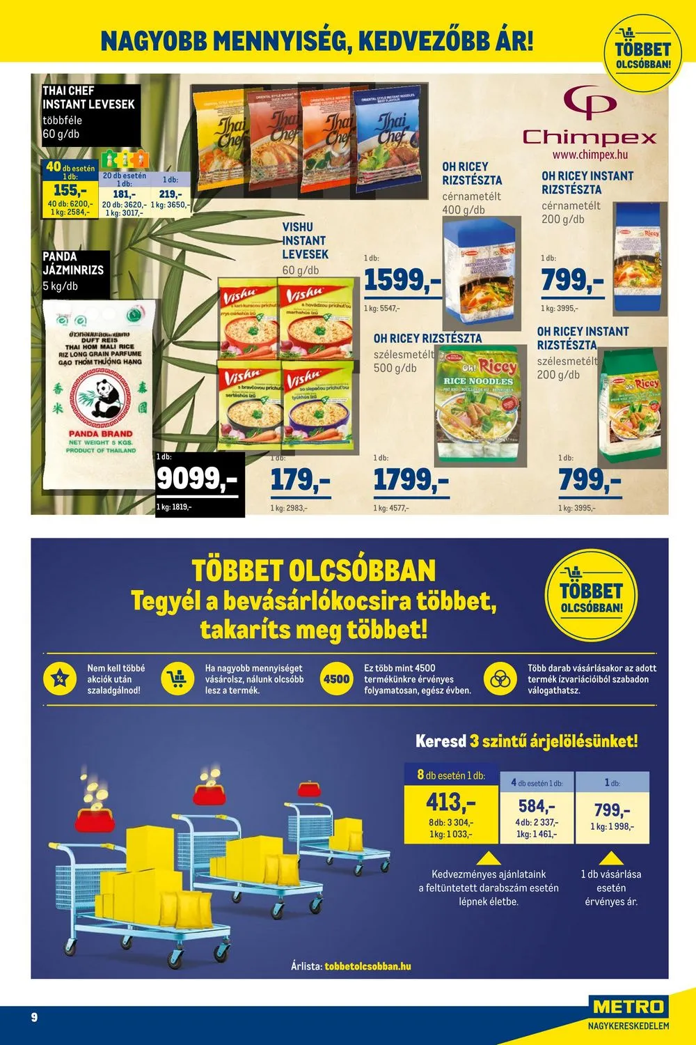 Metro akciós újság Élelmiszer 05.02–05.31 – 9. oldal