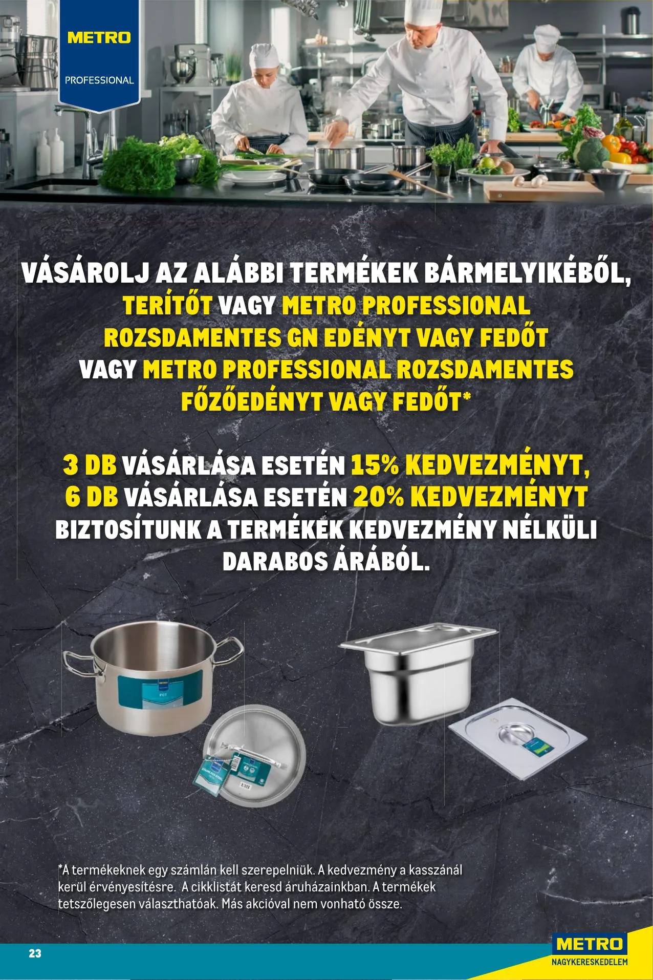 Metro akciós újság Élelmiszer 07.01–07.31 – 23. oldal