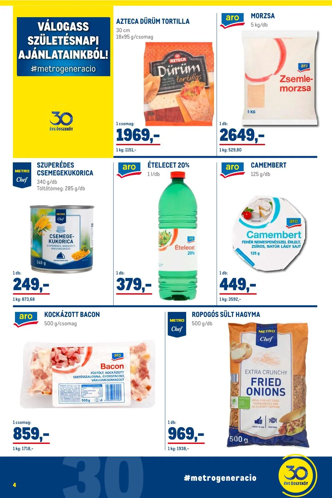 Metro akciós újság Élelmiszer 08.01–08.31 – 25. oldal