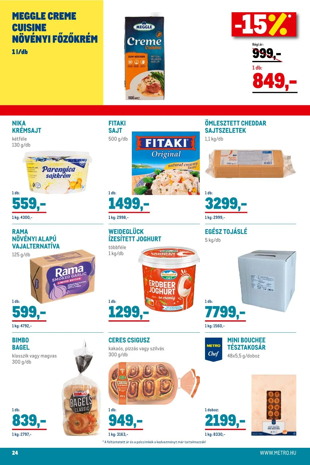 Metro akciós újság Élelmiszer 09.01–09.30 – 17. oldal