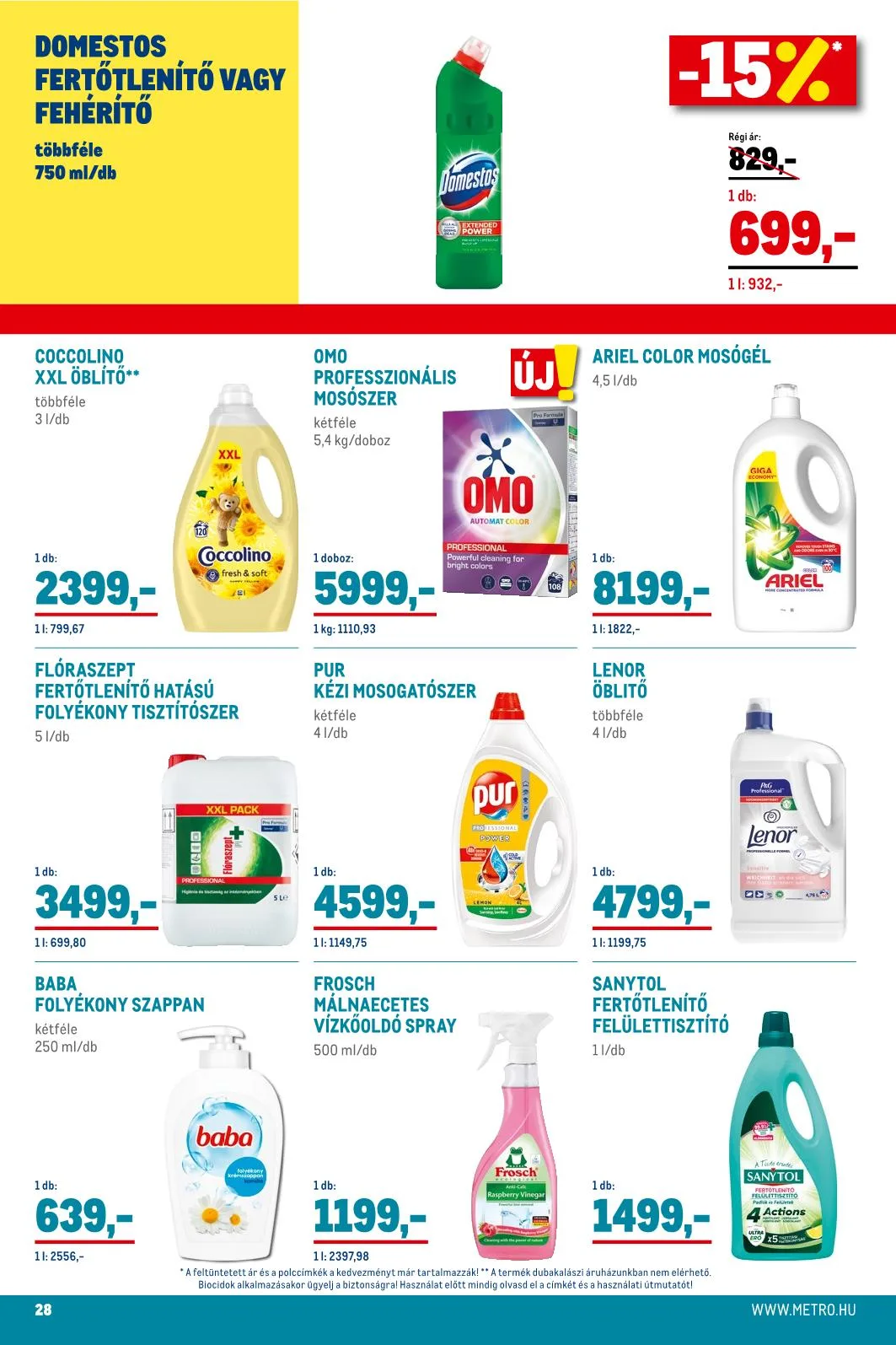 Metro akciós újság Élelmiszer 09.01–09.30 – 21. oldal