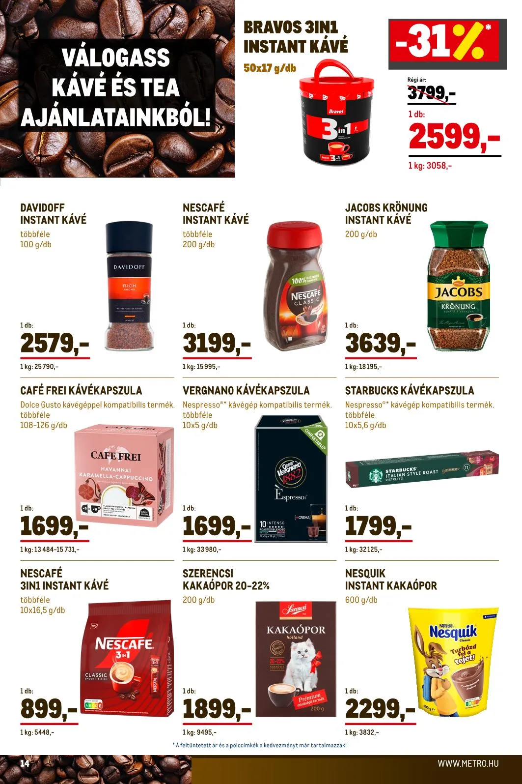 Metro akciós újság Élelmiszer 10.01–10.31 – 6. oldal