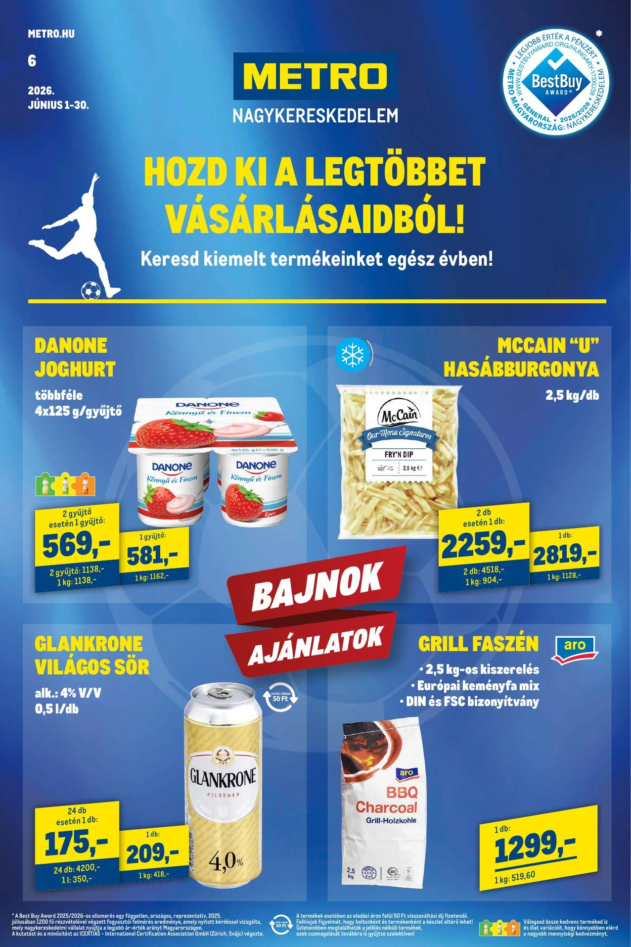 Metro akciós újság Élelmiszer 06.01–06.30