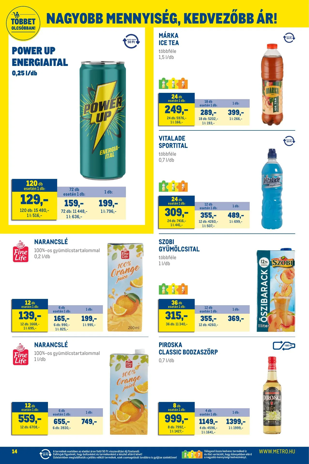 Metro akciós újság Élelmiszer 06.01–06.30 – 14. oldal