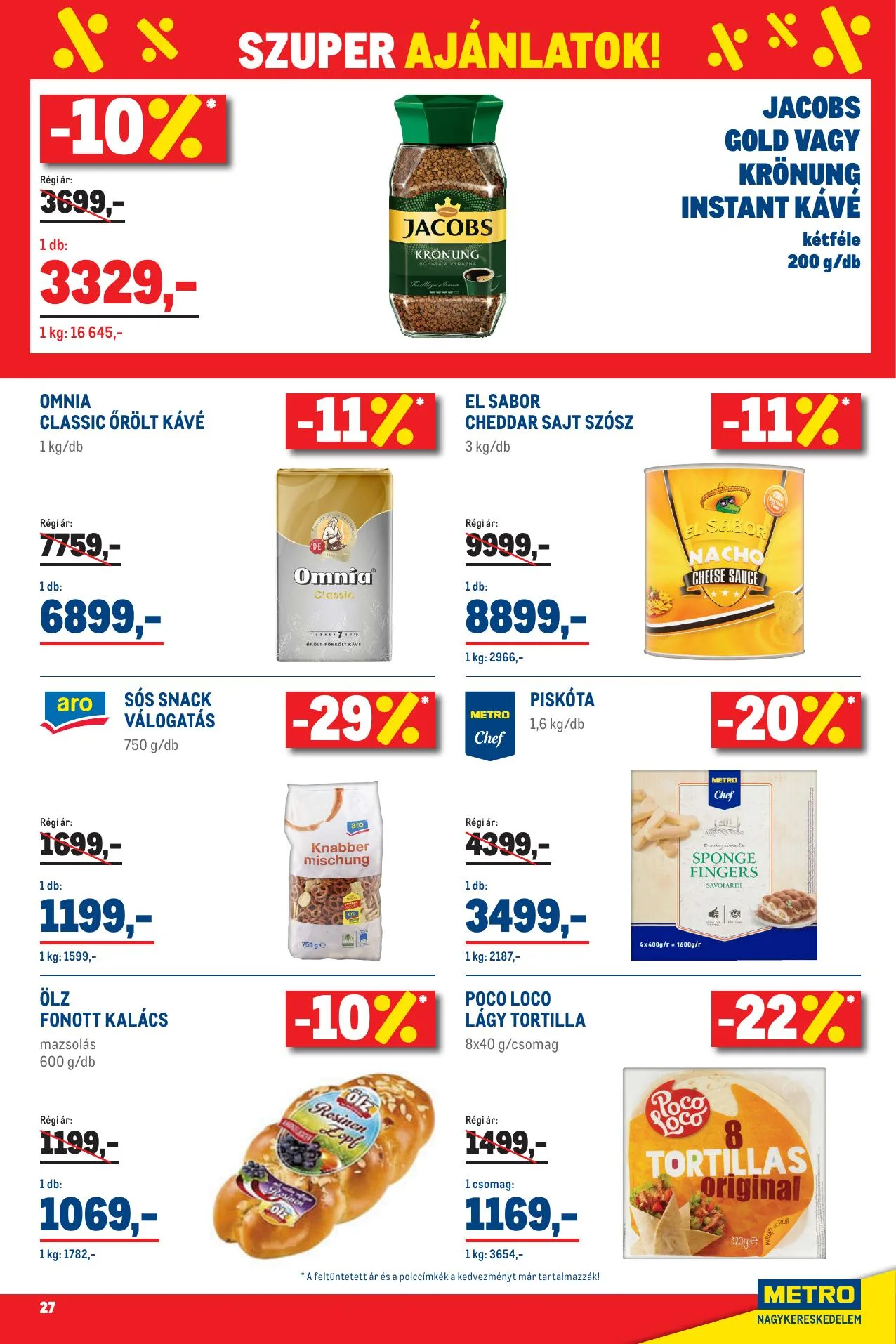 Metro akciós újság Élelmiszer 06.01–06.30 – 27. oldal