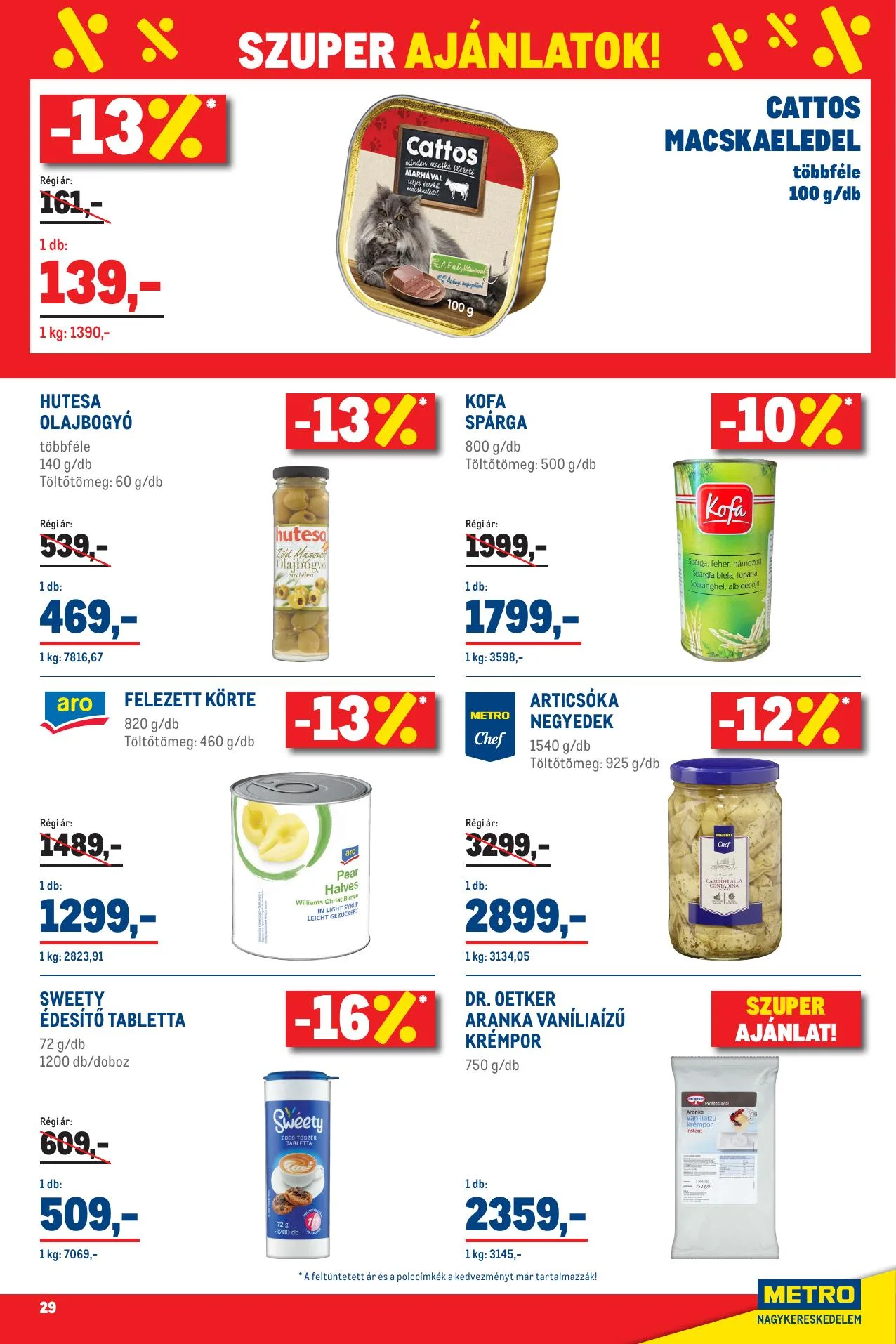 Metro akciós újság Élelmiszer 06.01–06.30 – 29. oldal