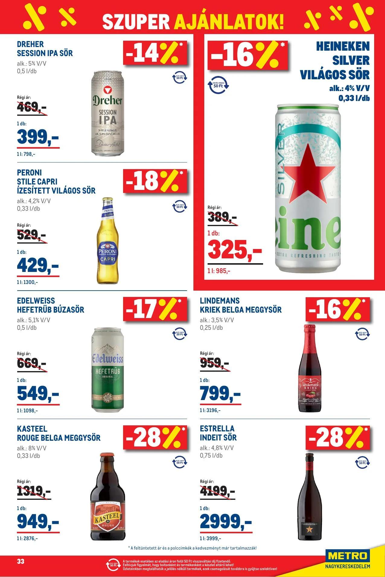 Metro akciós újság Élelmiszer 06.01–06.30 – 33. oldal