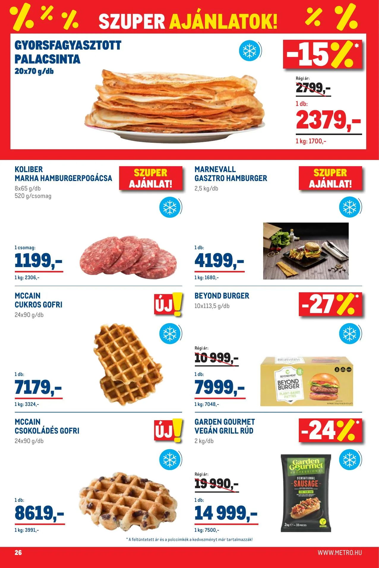Metro akciós újság Élelmiszer 07.01–07.31 – 26. oldal