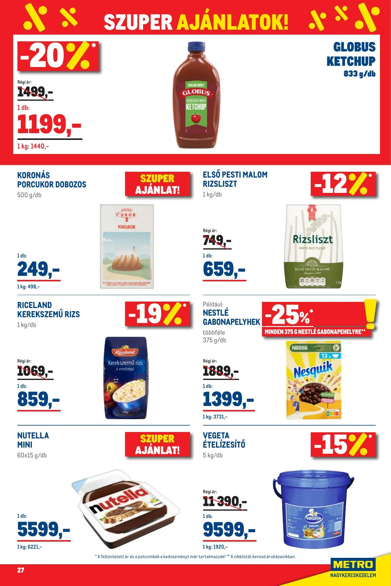 Metro akciós újság Élelmiszer 07.01–07.31 – 27. oldal