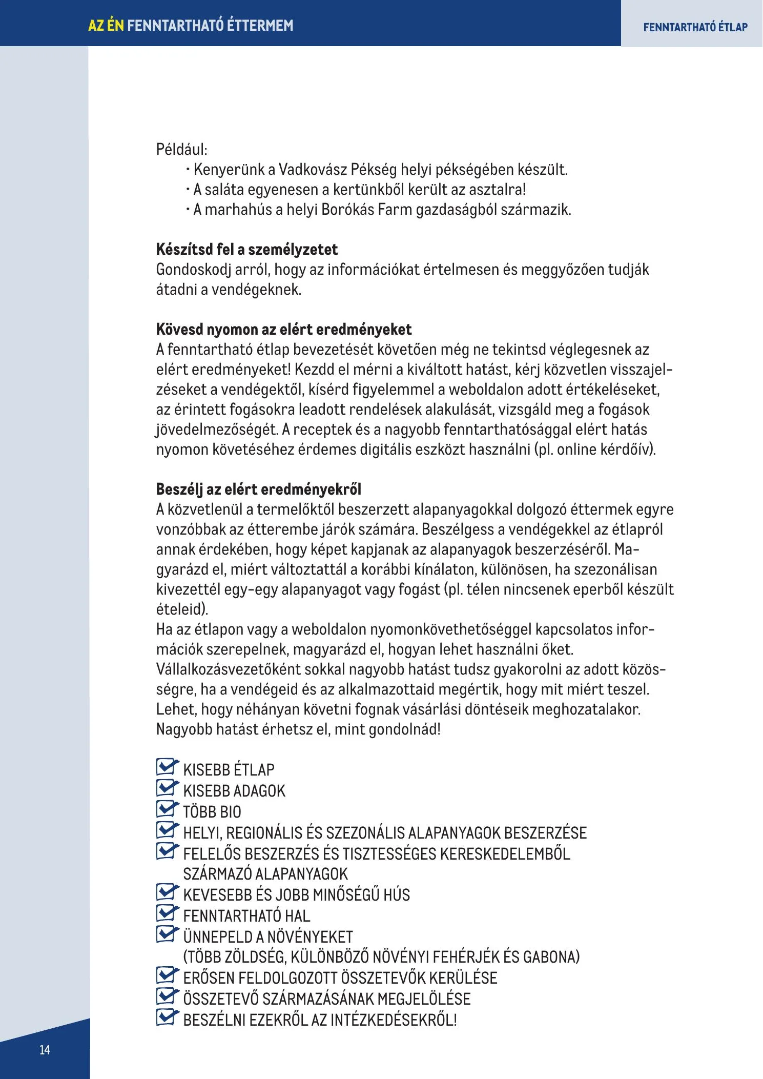 Metro akciós újság Fenntarthato Gasztronomia kezikony 09.18–09.18 – 14. oldal