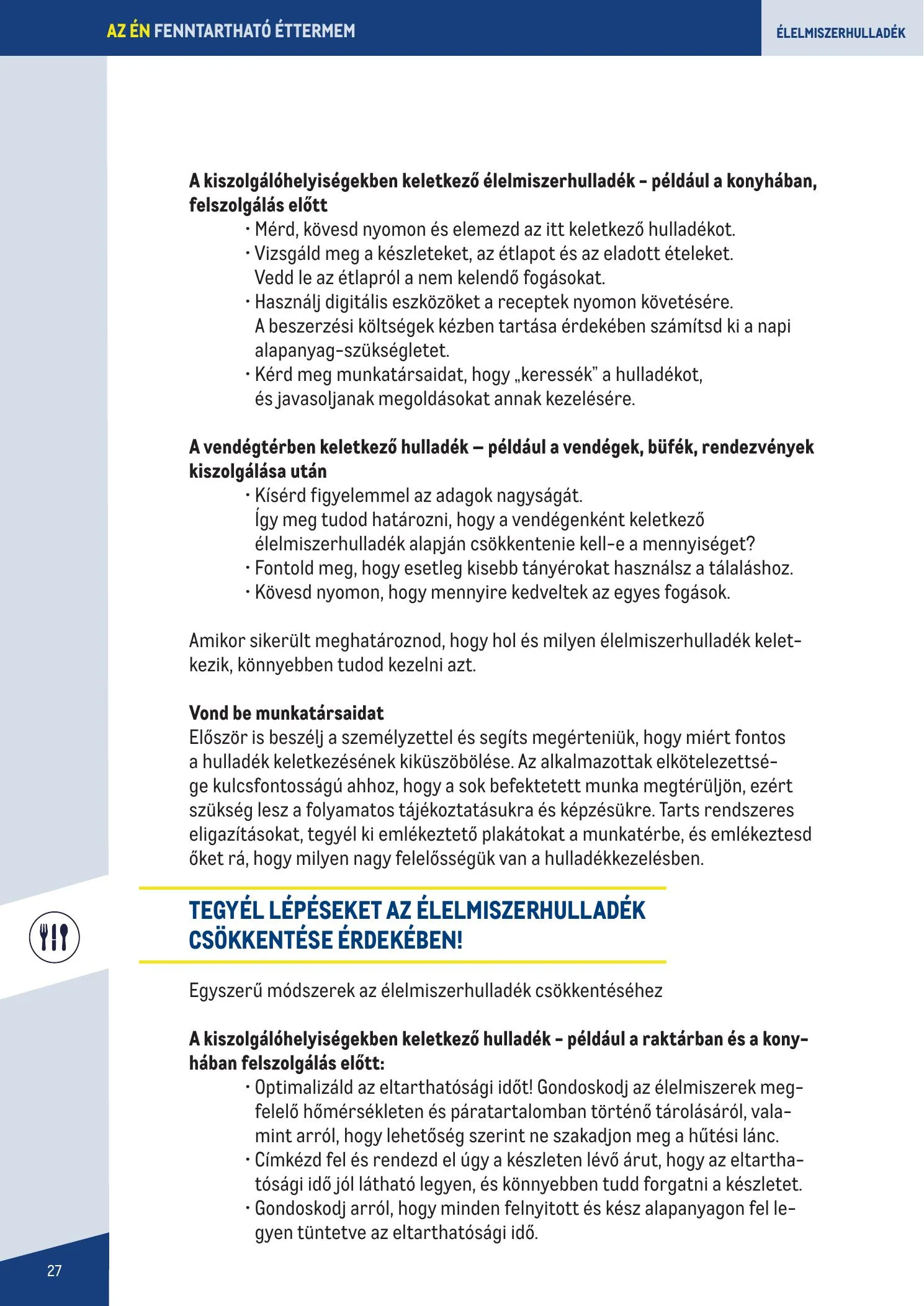 Metro akciós újság Fenntarthato Gasztronomia kezikony 09.18–09.18 – 27. oldal