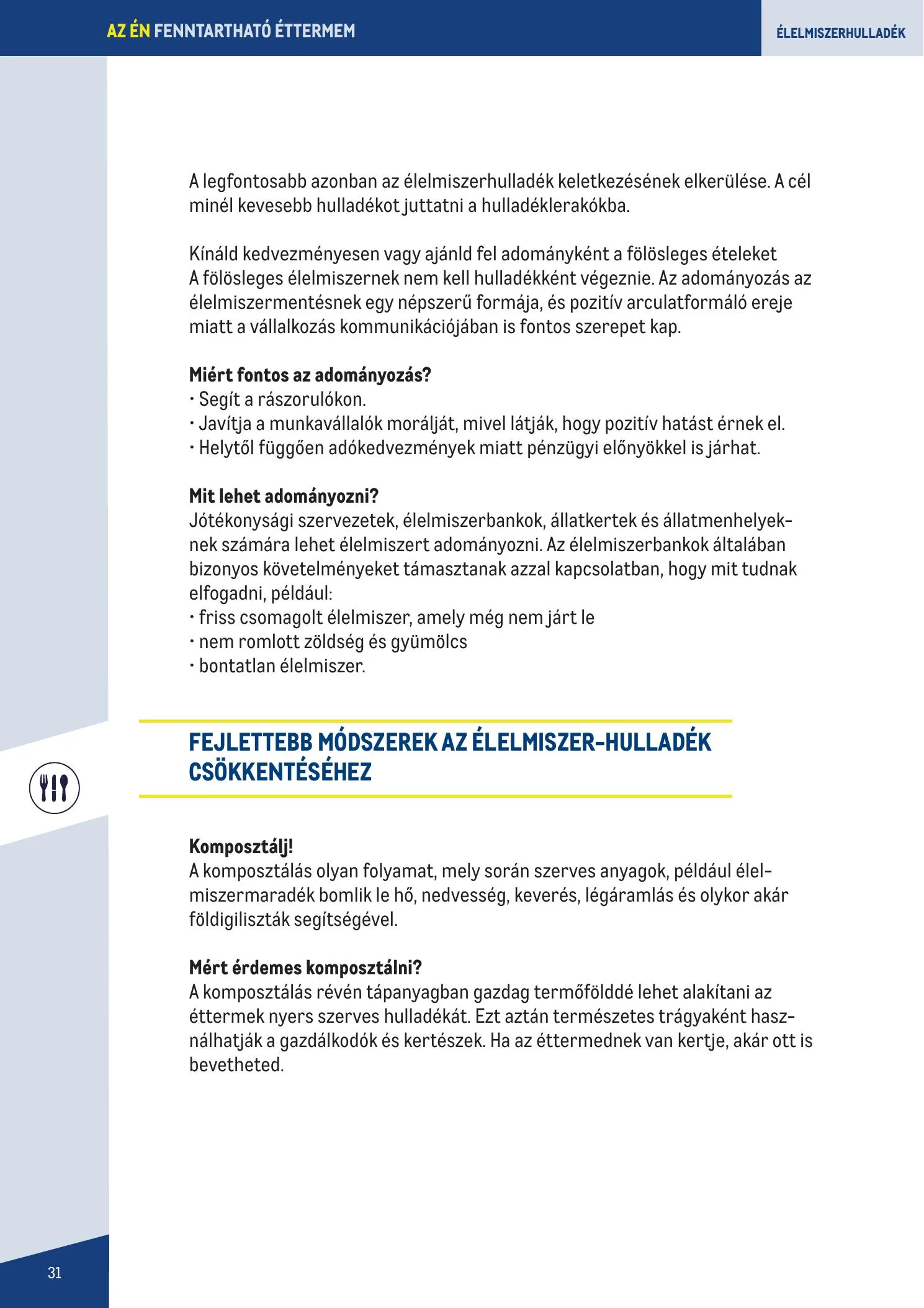 Metro akciós újság Fenntarthato Gasztronomia kezikony 09.18–09.18 – 31. oldal