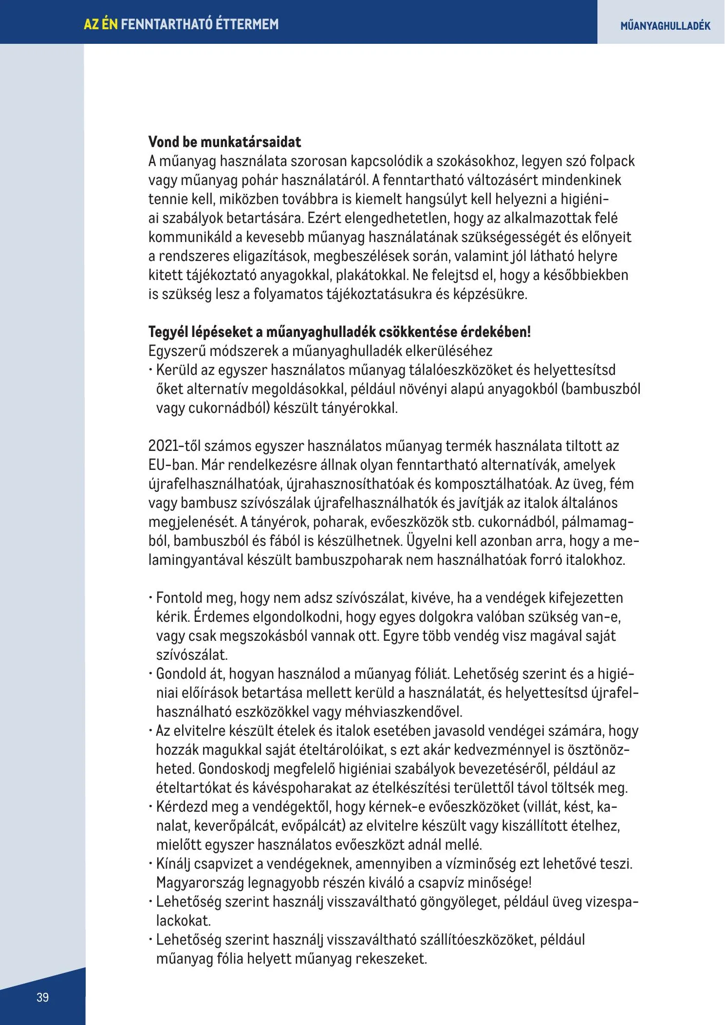 Metro akciós újság Fenntarthato Gasztronomia kezikony 09.18–09.18 – 39. oldal