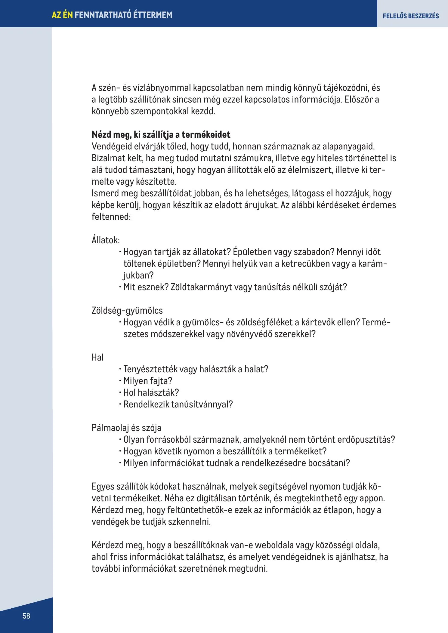 Metro akciós újság Fenntarthato Gasztronomia kezikony 09.18–09.18 – 58. oldal