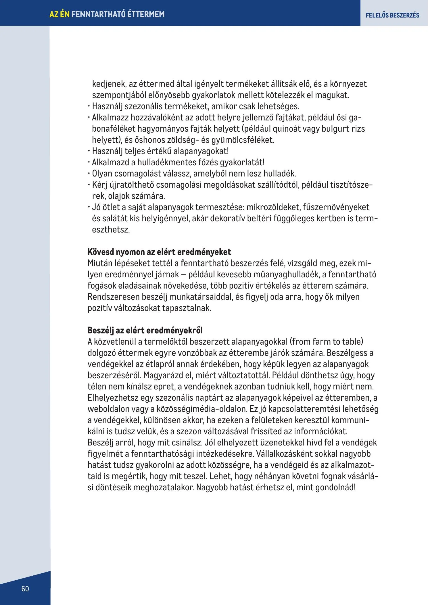 Metro akciós újság Fenntarthato Gasztronomia kezikony 09.18–09.18 – 60. oldal
