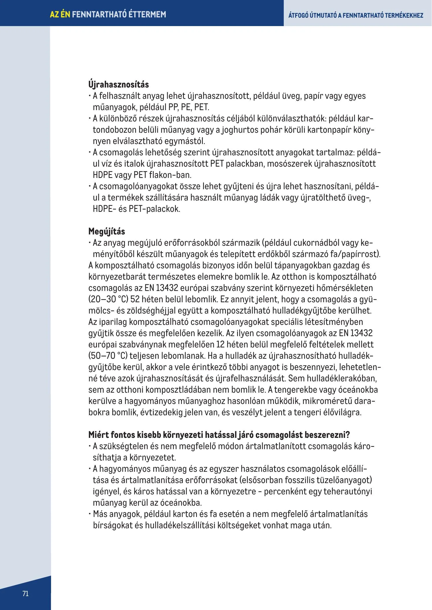 Metro akciós újság Fenntarthato Gasztronomia kezikony 09.18–09.18 – 71. oldal
