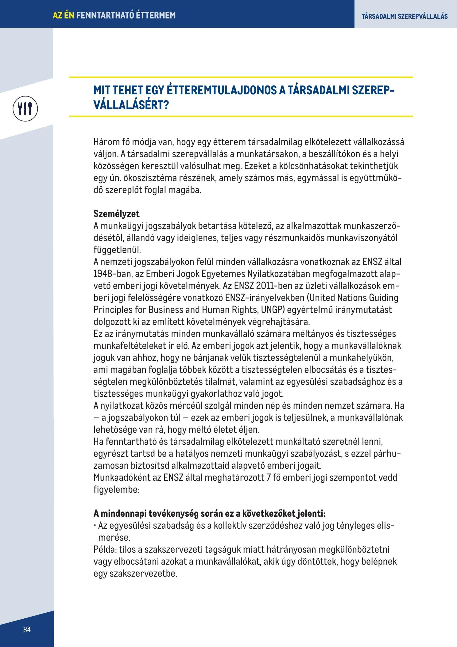 Metro akciós újság Fenntarthato Gasztronomia kezikony 09.18–09.18 – 84. oldal