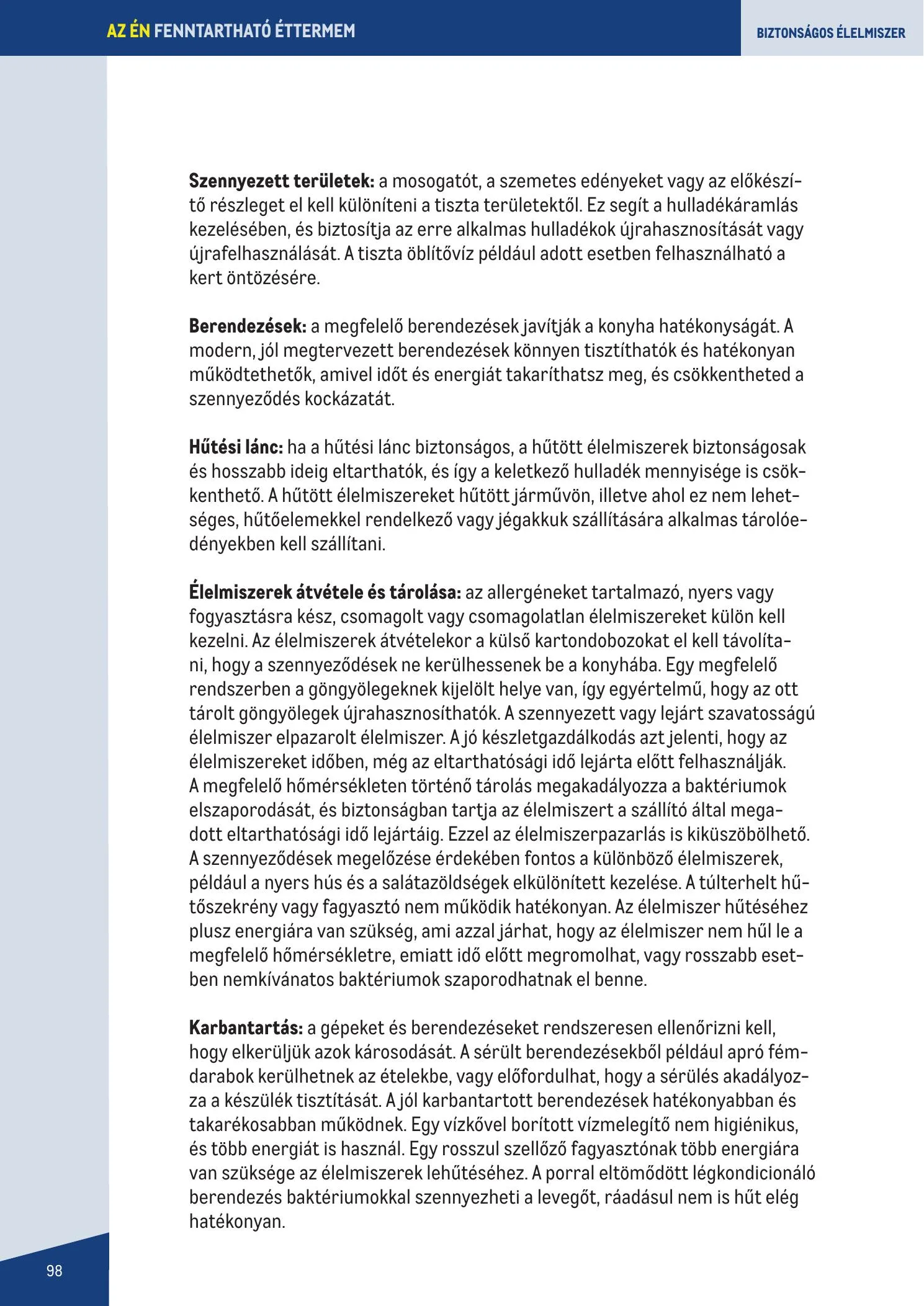Metro akciós újság Fenntarthato Gasztronomia kezikony 09.18–09.18 – 98. oldal