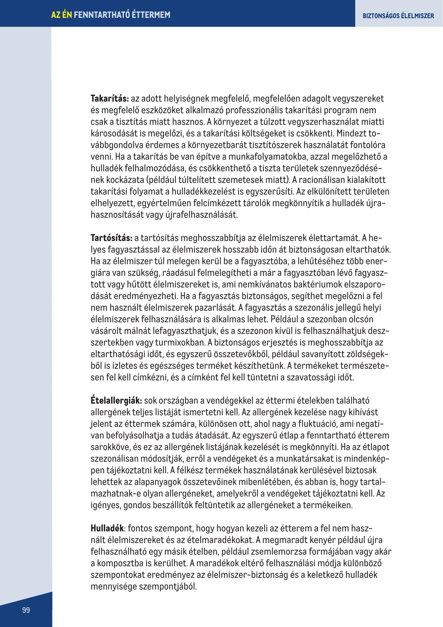 Metro akciós újság Fenntarthato Gasztronomia kezikony 09.18–09.18 – 99. oldal