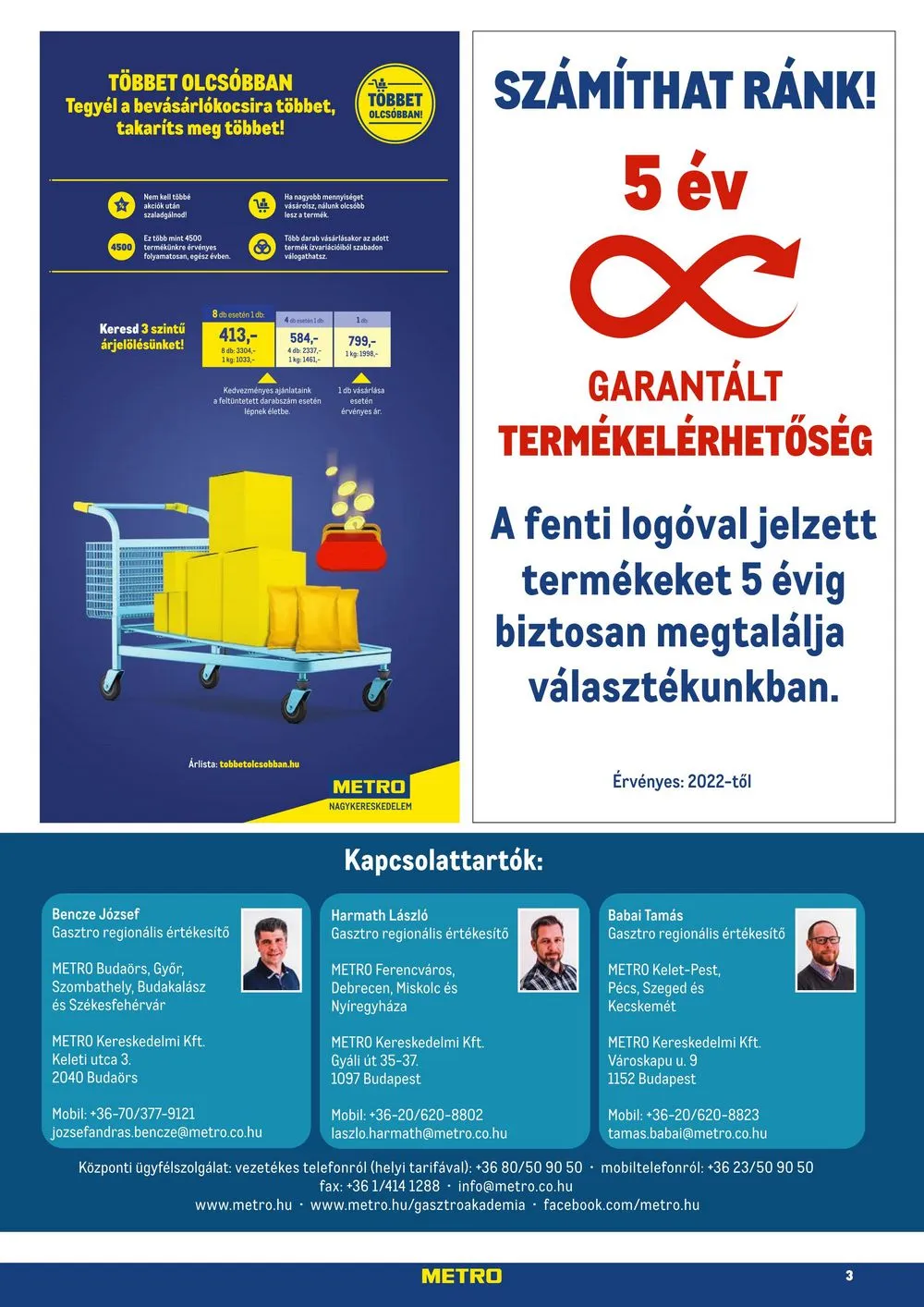 Metro akciós újság Gasztro Konyha 02.15–02.29 – 3. oldal