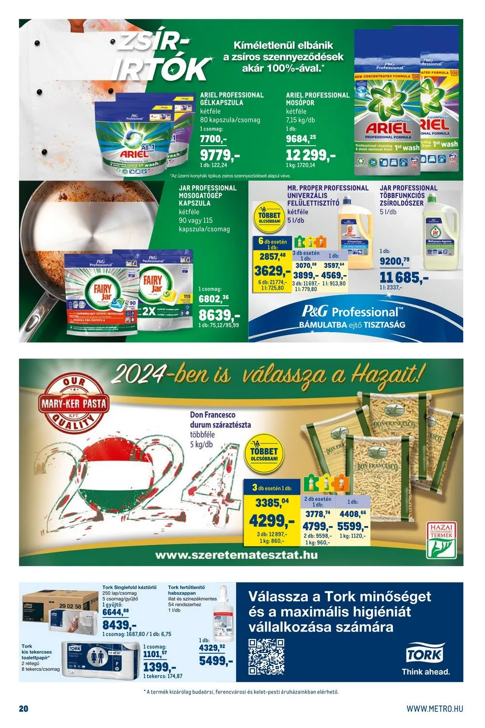 Metro akciós újság Gasztro 01.02–01.31 – 20. oldal