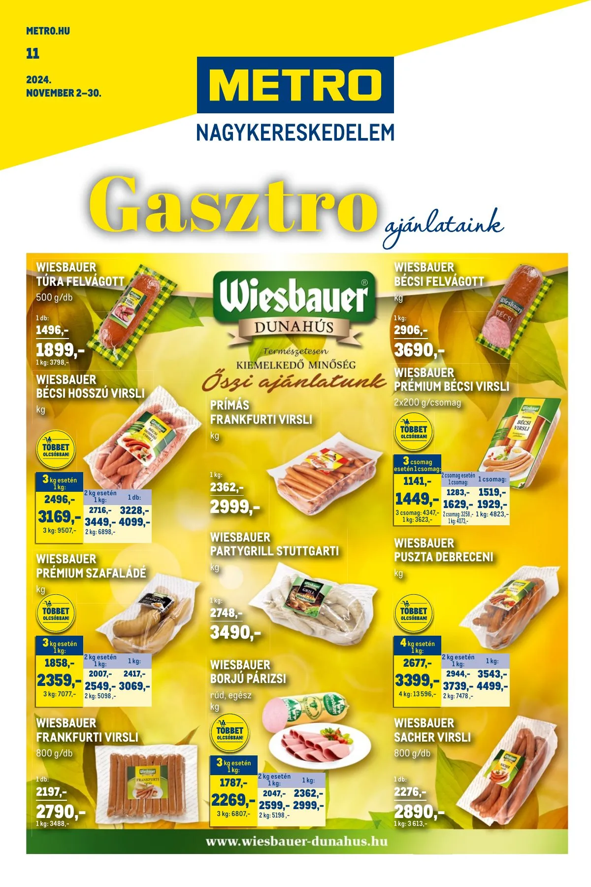 Metro akciós újság Gasztro 11.02–11.30
