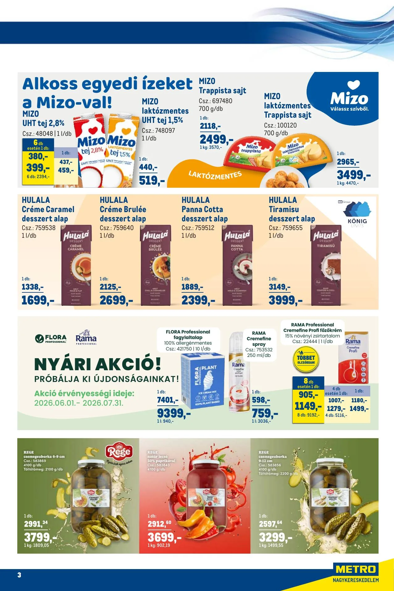 Metro akciós újság Gasztro 06.01–07.31 – 3. oldal