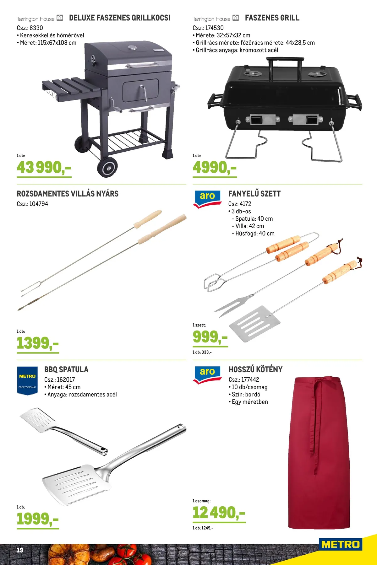 Metro akciós újság Grill 06.29–07.26 – 19. oldal