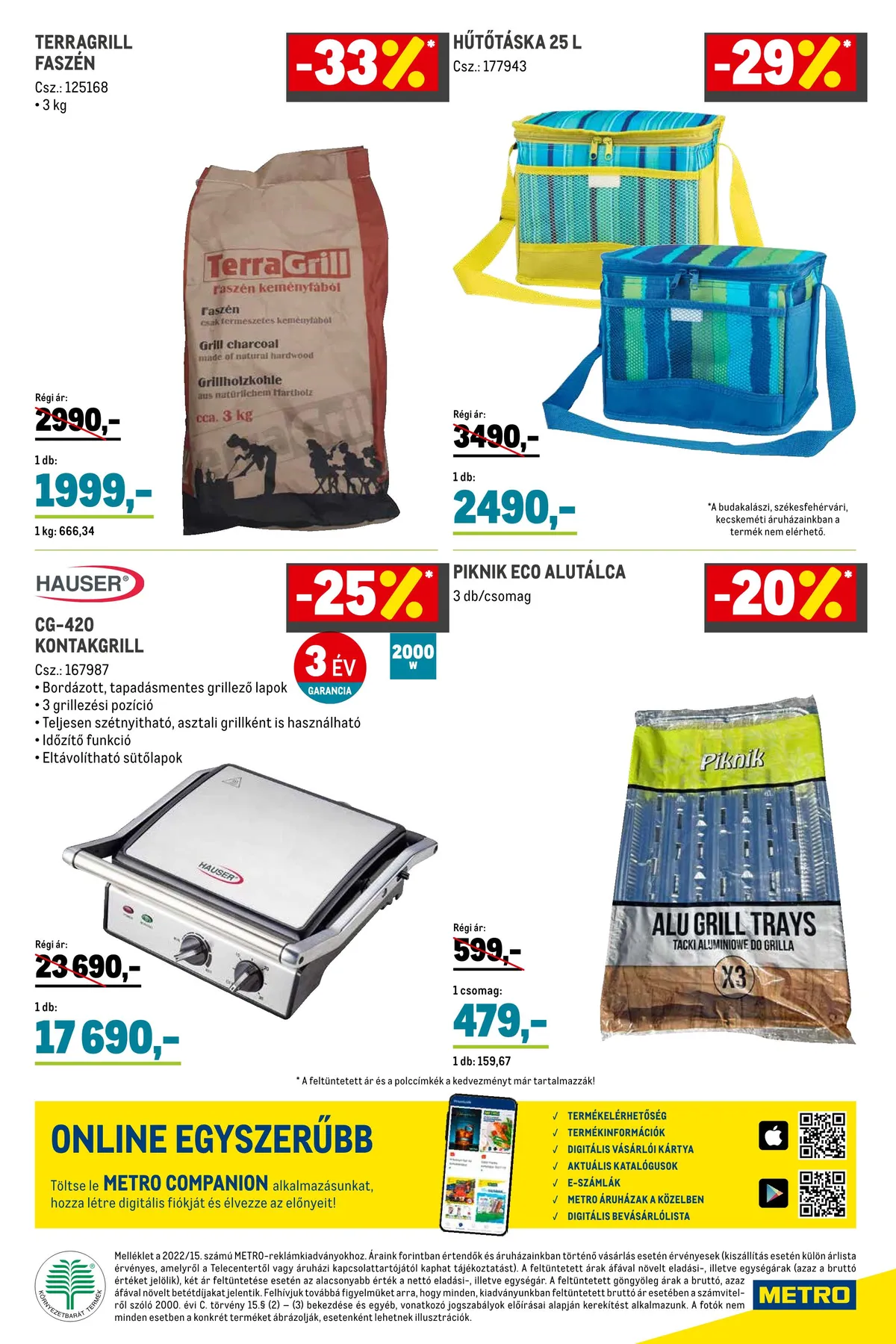 Metro akciós újság Grill 06.29–07.26 – 20. oldal
