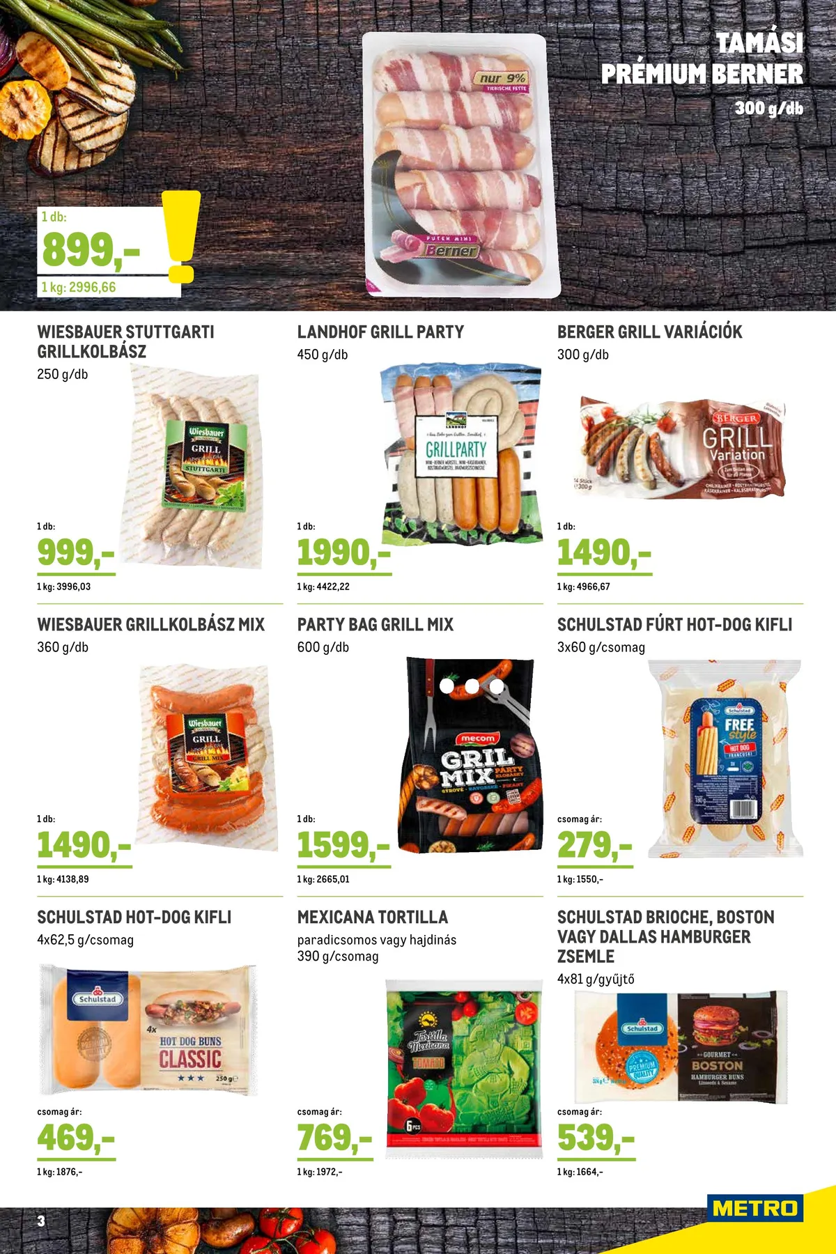Metro akciós újság Grill 06.29–07.26 – 3. oldal