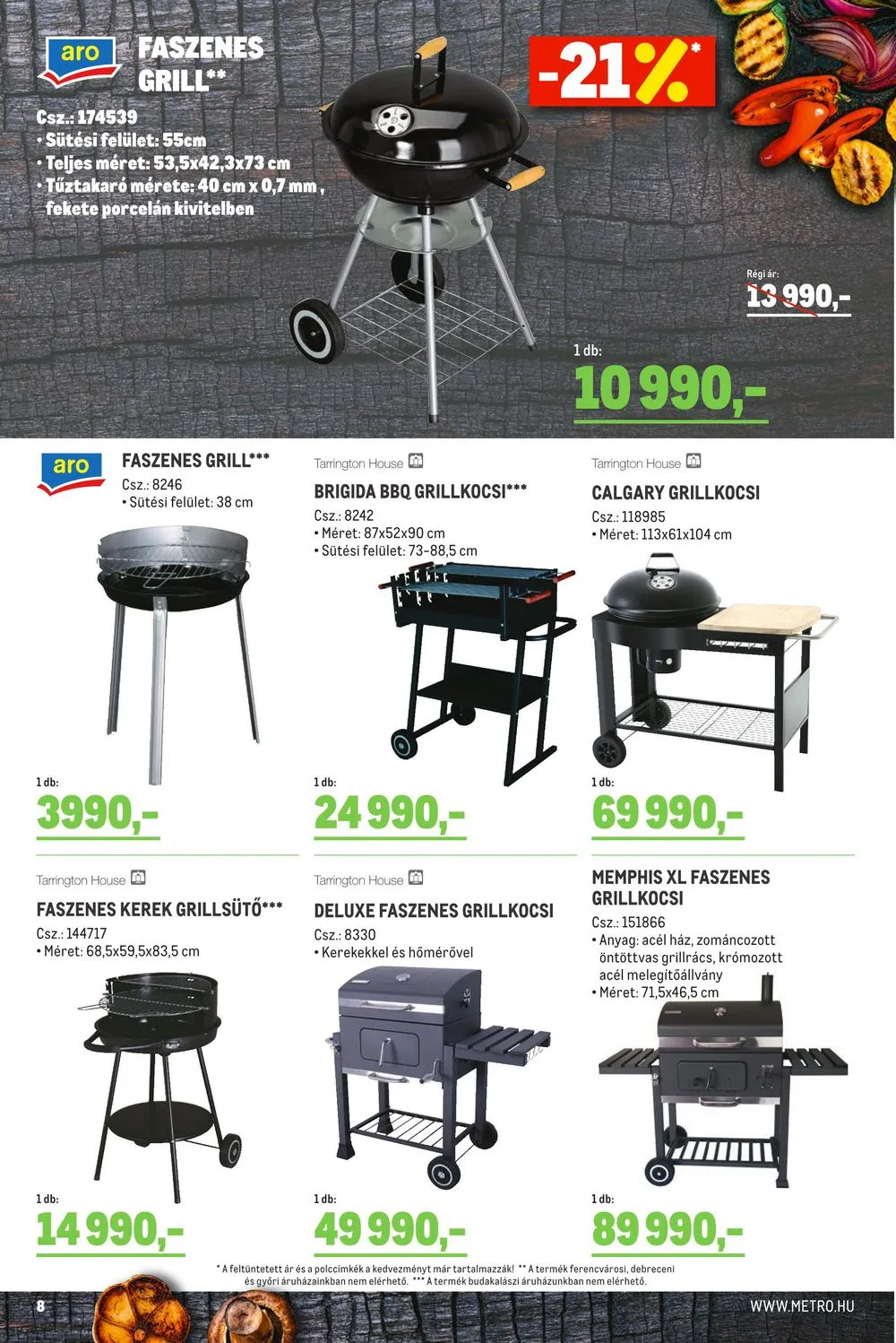 Metro akciós újság Grill 04.19–05.30 – 8. oldal