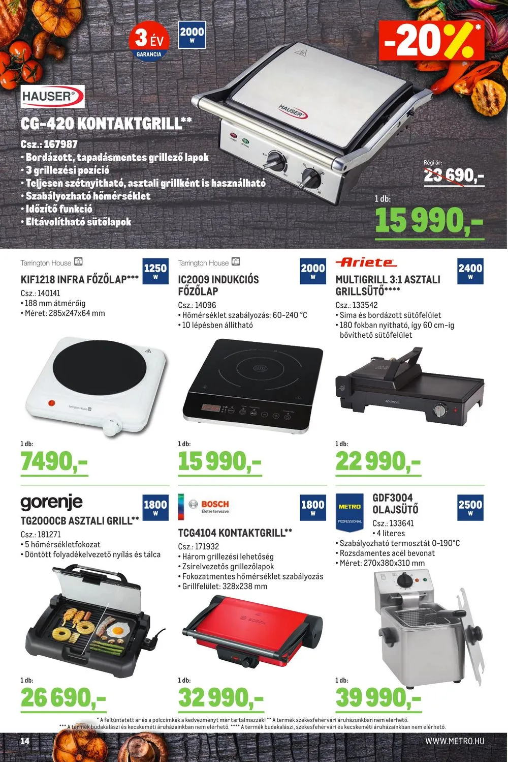 Metro akciós újság Grill 05.17–06.13 – 14. oldal