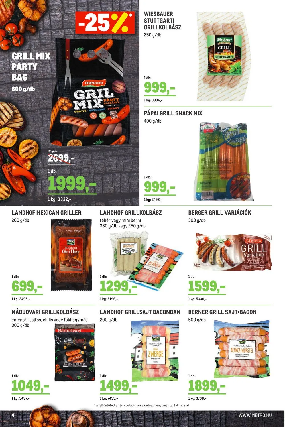 Metro akciós újság Grill 05.17–06.13 – 4. oldal
