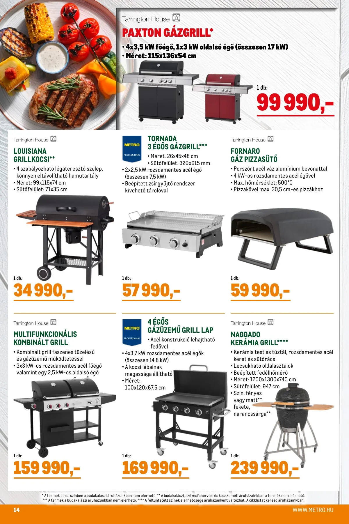 Metro akciós újság Grill 05.02–05.31 – 14. oldal