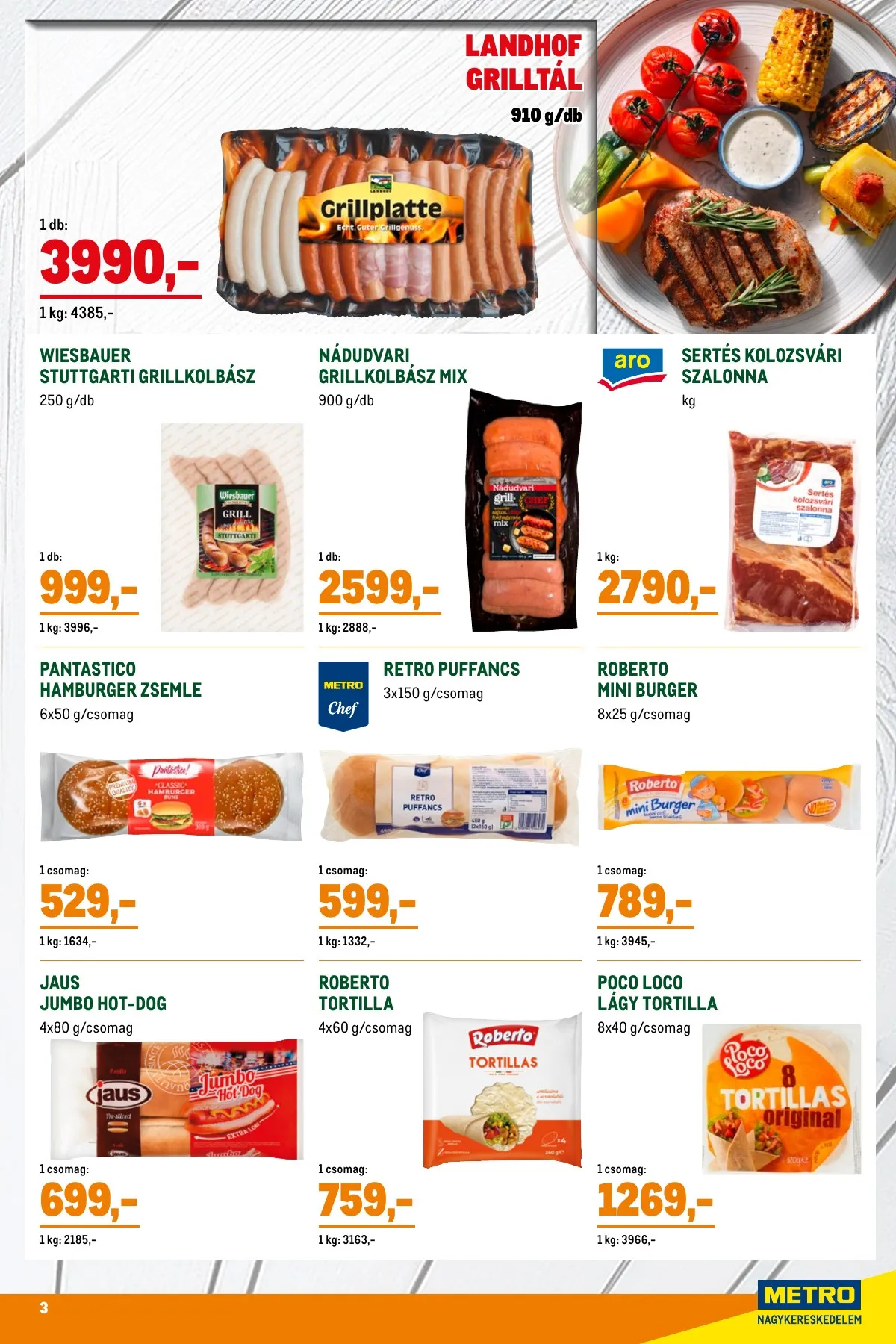 Metro akciós újság Grill 05.02–05.31 – 3. oldal