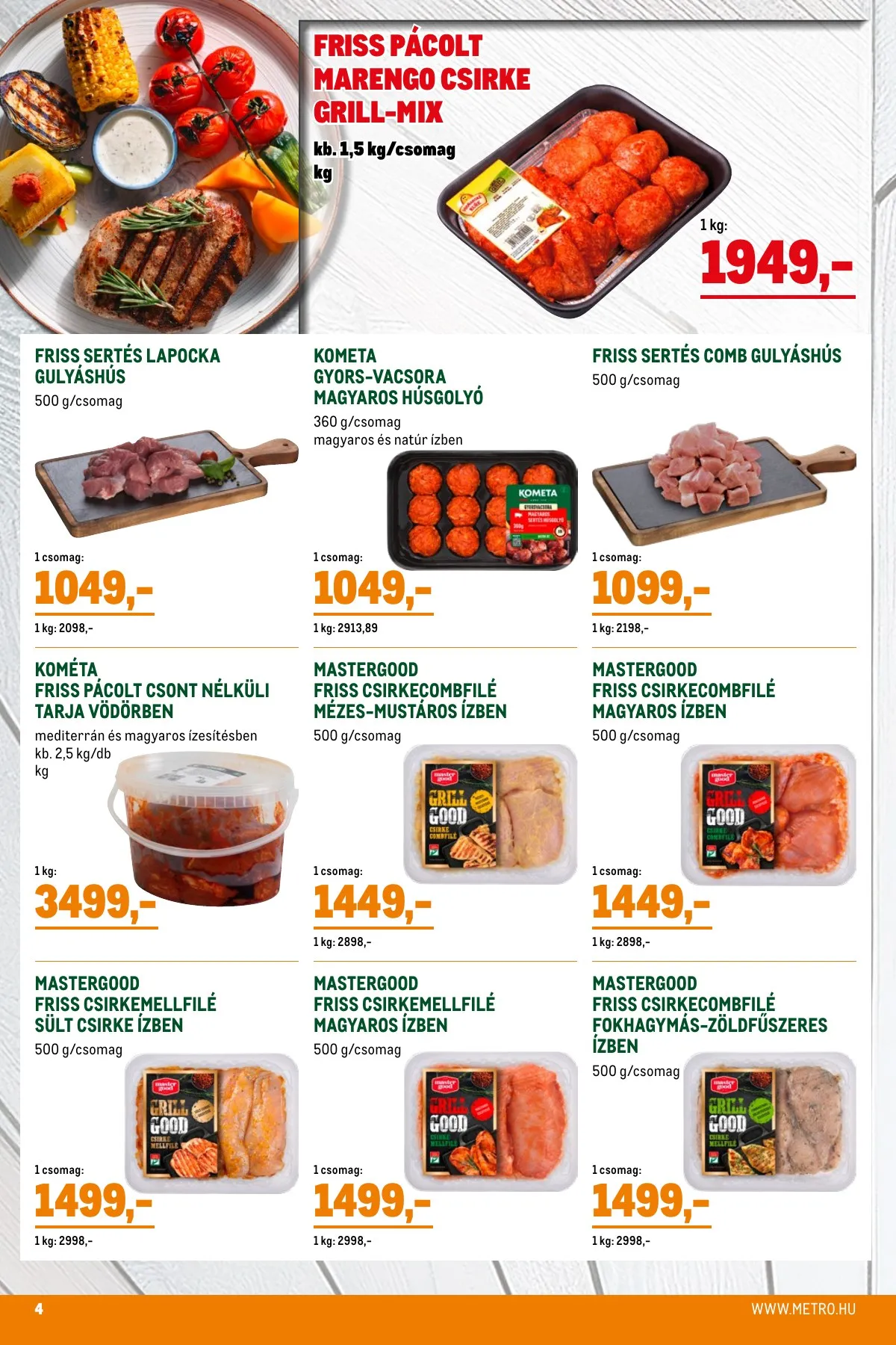 Metro akciós újság Grill 05.02–05.31 – 4. oldal