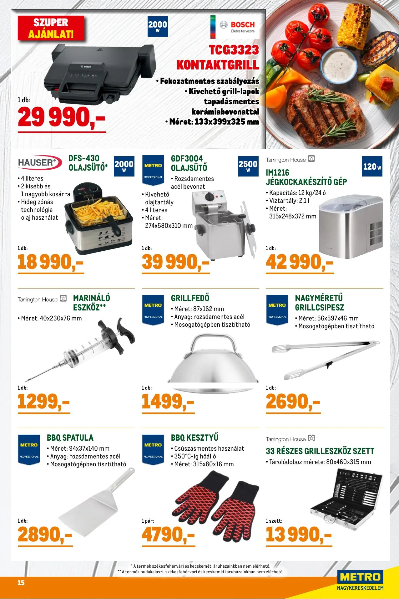 Metro akciós újság Grillszezon 04.07–04.30 – 15. oldal