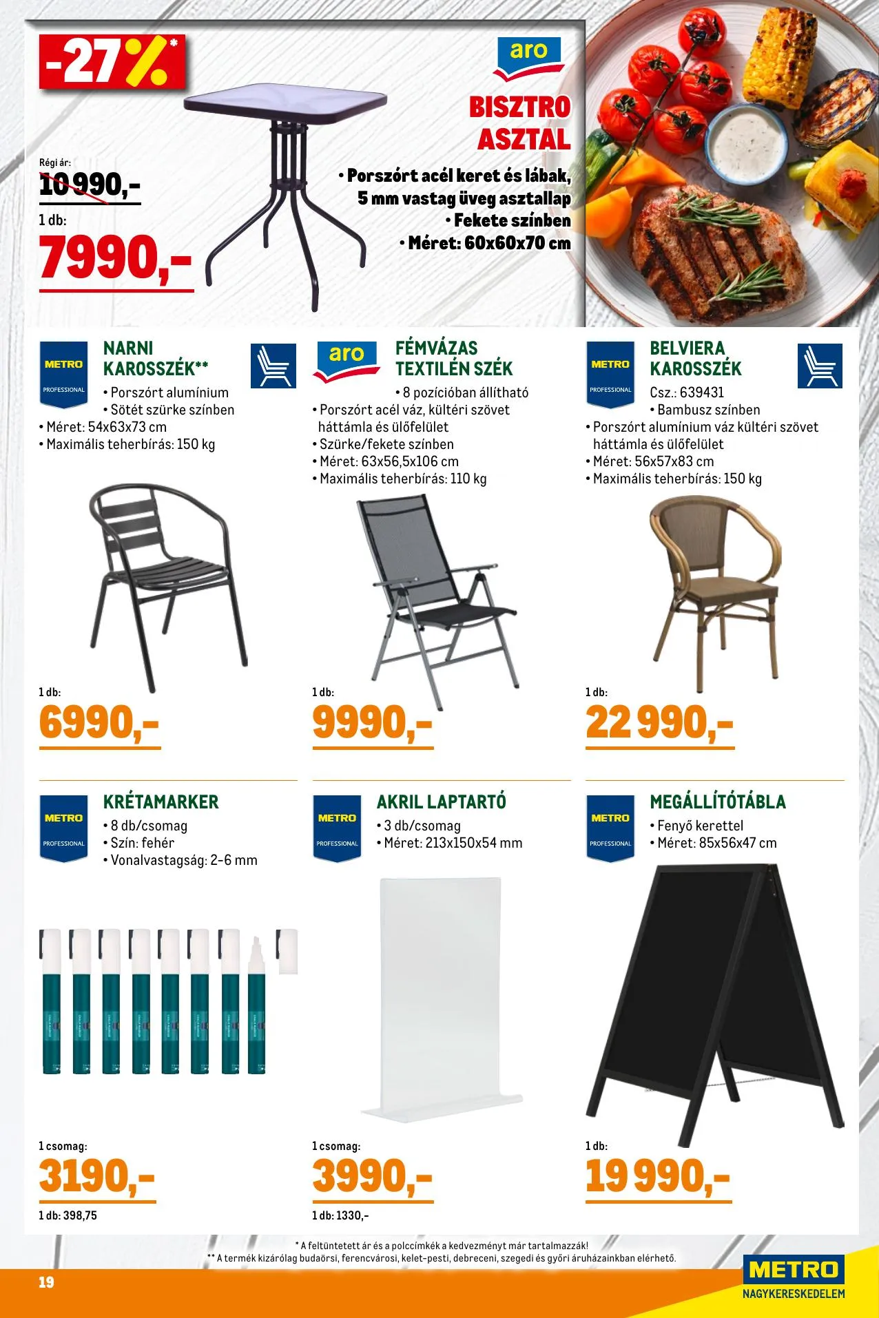 Metro akciós újság Grillszezon 04.07–04.30 – 19. oldal