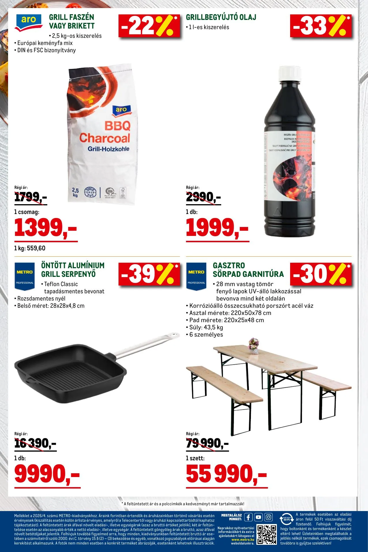 Metro akciós újság Grillszezon 04.07–04.30 – 20. oldal