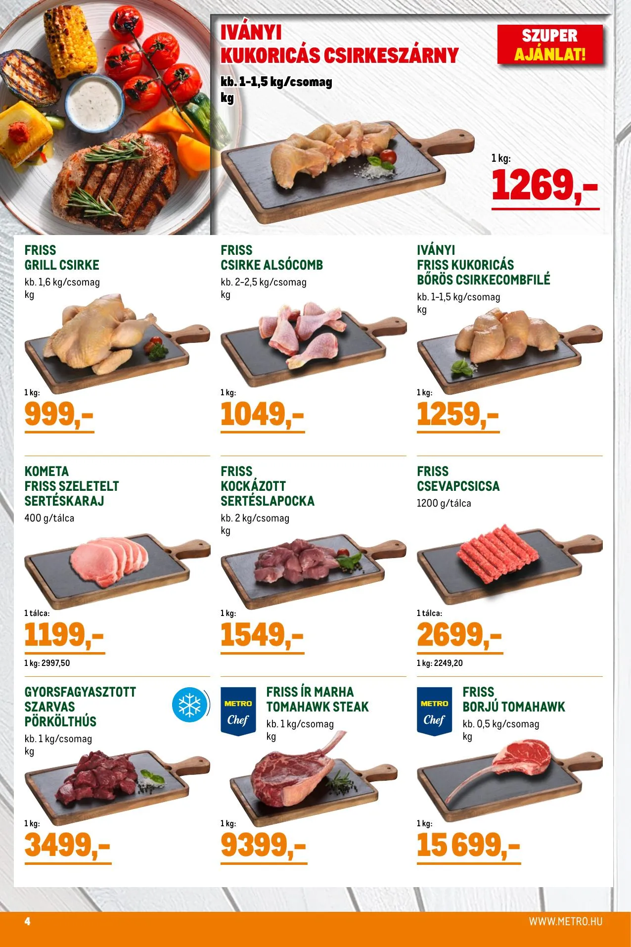 Metro akciós újság Grillszezon 04.07–04.30 – 4. oldal