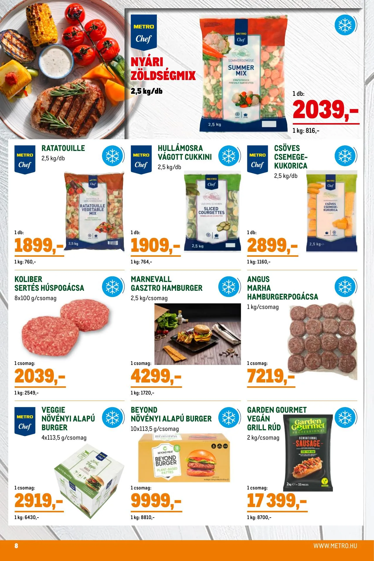 Metro akciós újság Grillszezon 04.07–04.30 – 8. oldal