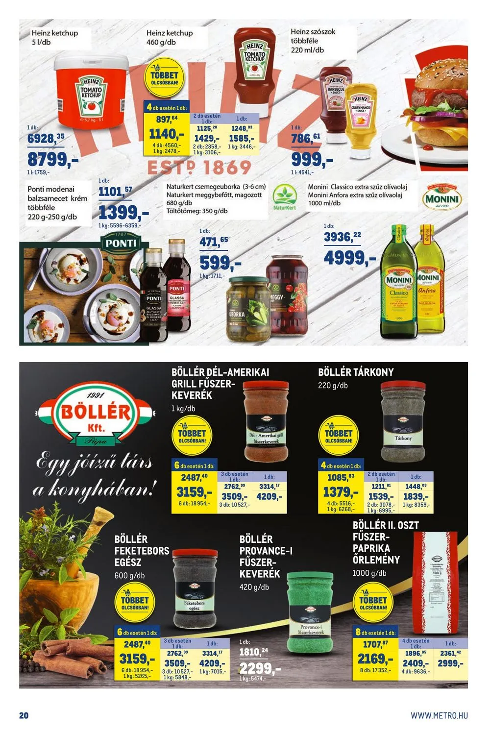 Metro akciós újság Horeca 02.01–02.28 – 20. oldal