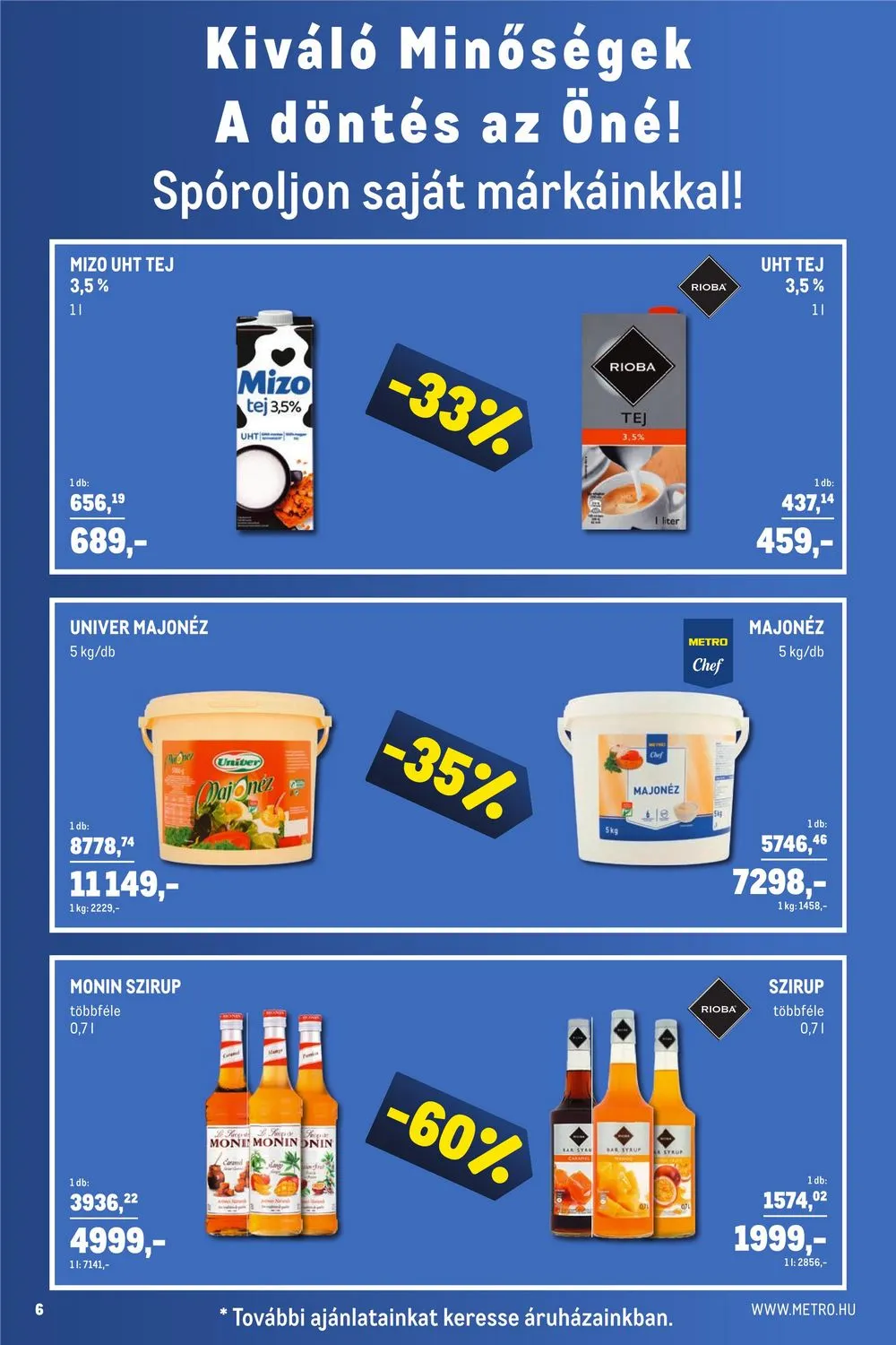 Metro akciós újság Horeca 02.01–02.28 – 6. oldal