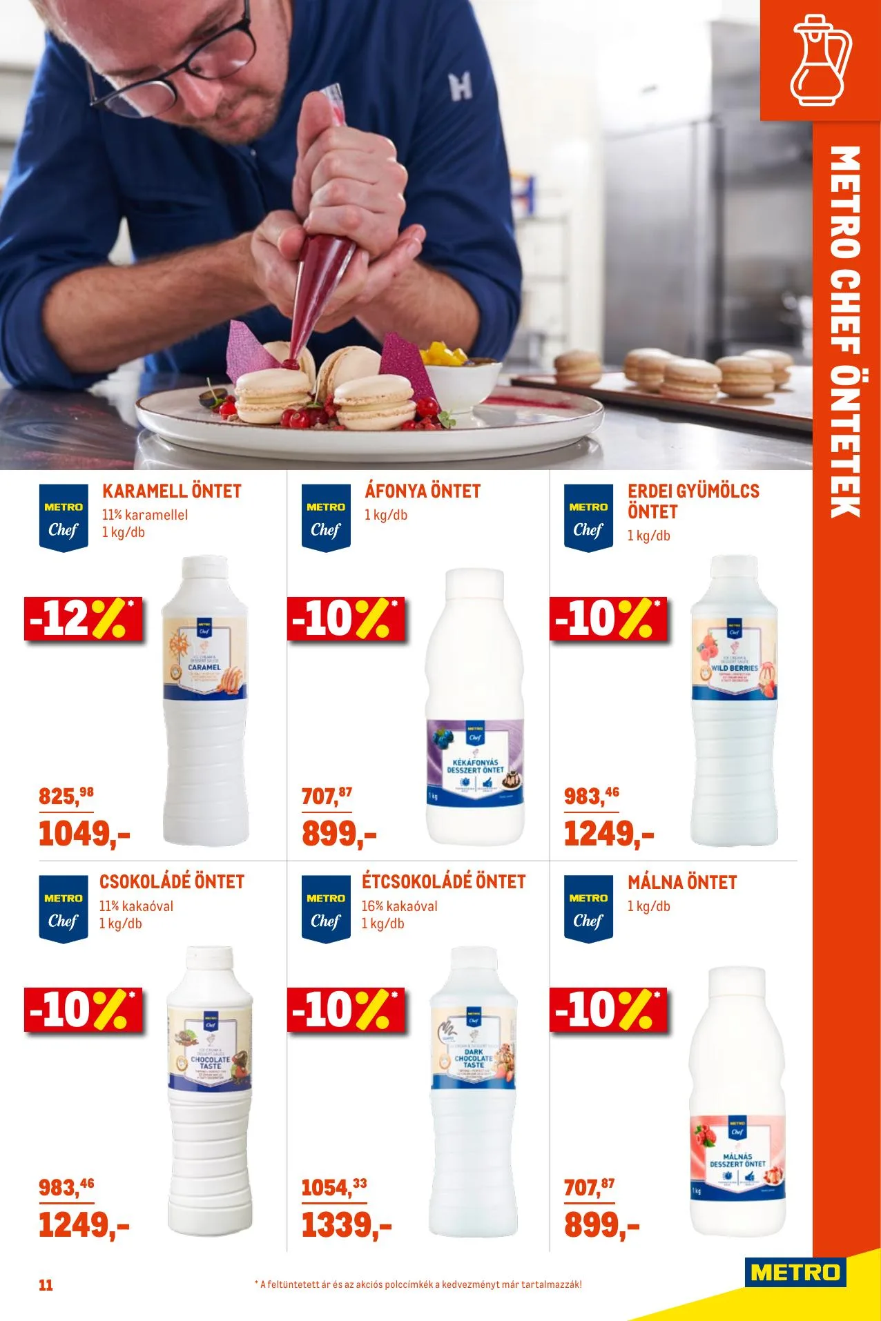 Metro akciós újság Horeca Desszert katalógus 05.19–06.15 – 11. oldal