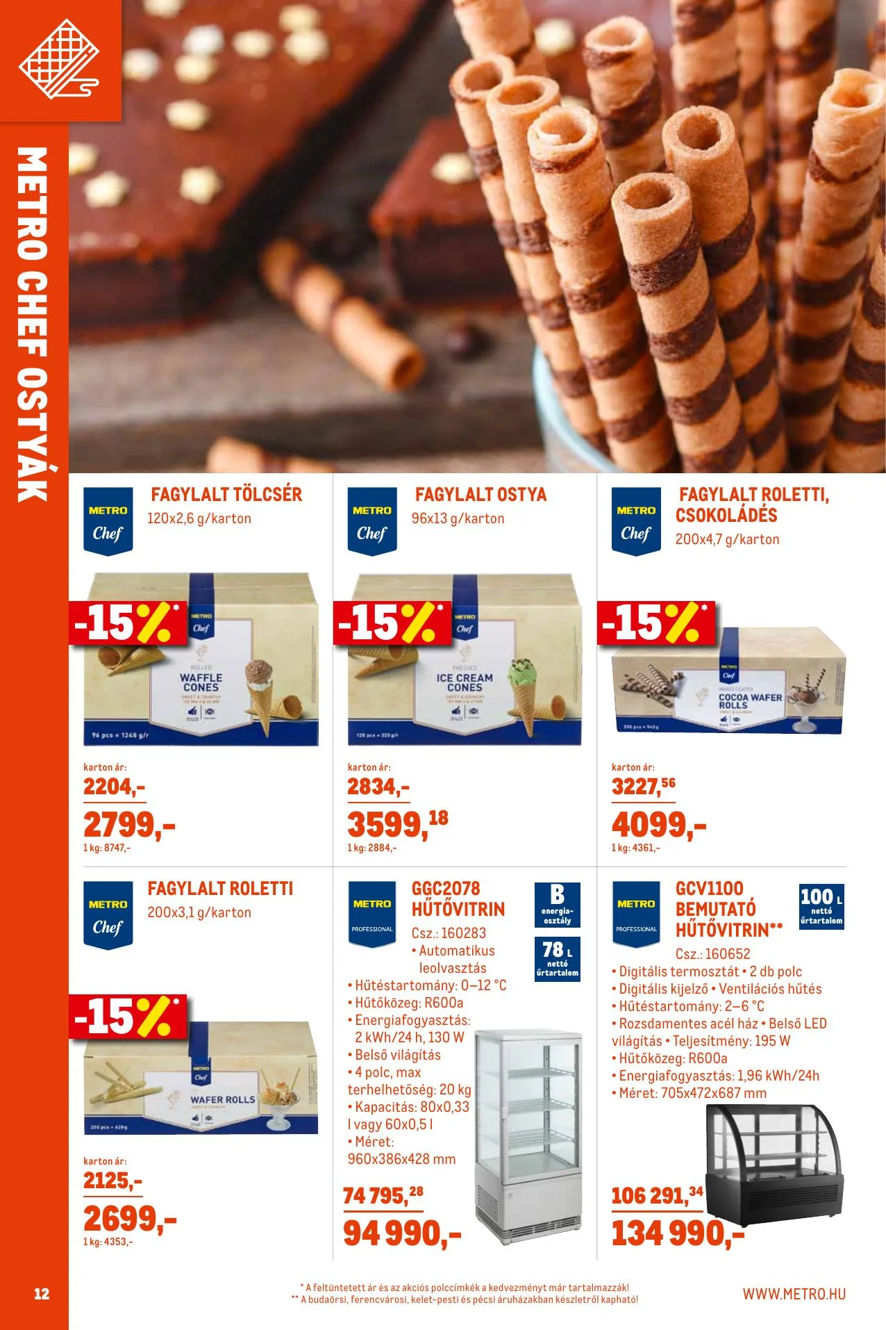 Metro akciós újság Horeca Desszert katalógus 05.19–06.15 – 12. oldal