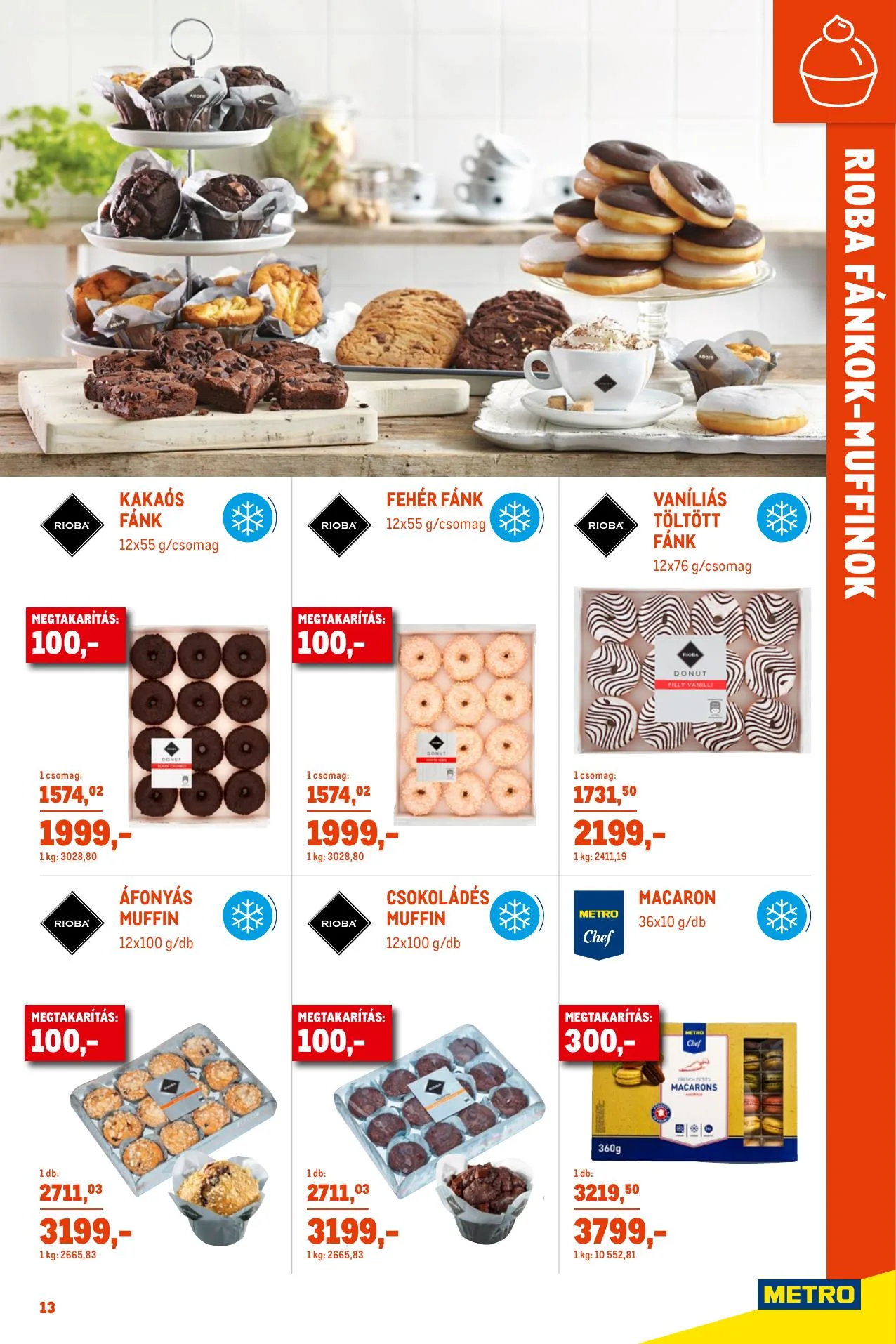 Metro akciós újság Horeca Desszert katalógus 05.19–06.15 – 13. oldal